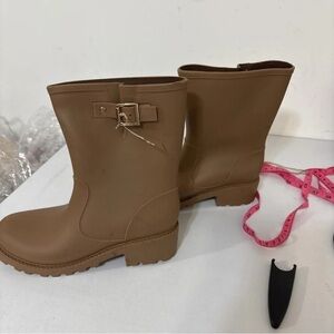 Style & Co. Brown Heeled Boots with Buckle